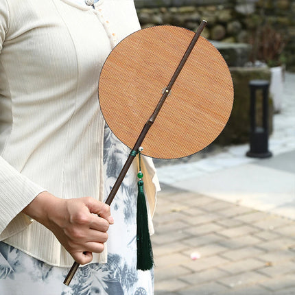Classical Bamboo Fan Dance Fan Antique Small Props Compact Handmade Fans Party Favors Home Decoration Crafts Foldable Waist Fan