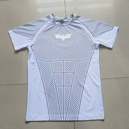 2026 New Men's Compression Quick Dry Skinny Fit Short Sleeve Athletic T-Shirt for Gym Workout Fitness Running Sport Bodybuilding