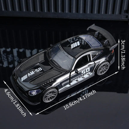 AMG Diecast  Car Model, Alloy Sports Car Decor, 10.6cm Black Collectible Vehicle, Premium Desktop Ornament for Car Enthusiasts