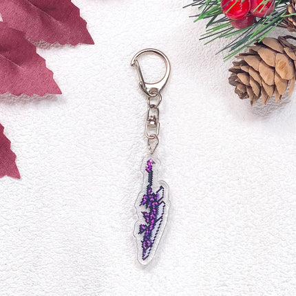 1/27Pcs Game Totem of Undying Car Keychain Accessories Acrylic Cute Charms Pendant For Bag Funny Key Holder Backpack Decoration