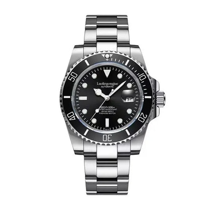 High-End Luxury Men's Watch, Business-Style Skeleton Automatic Mechanical Watch, Party Fashion Watch, Stylish and Cool Branded Wristwatch, Suitable for Various Occasions, Fashionable and Exquisite Birthday Gift Watch