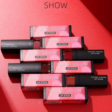 YOUNG VISION Matte Mist 12 Color Lipstick Velvet Non stick Cup Moisturizing Lipstick