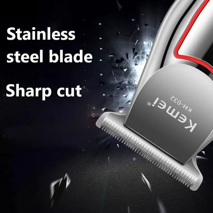 Kemei Professional Hair Trimmer Electric Beard Trimmer for Men Hair Clipper Hair Cutter Machine Haircut Grooming Kit KM-032