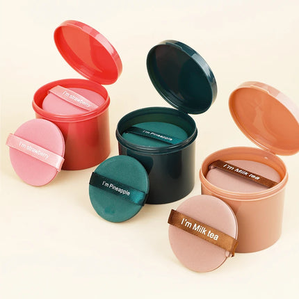 Single air cushion puff with canister powder puff set a box of 7 packs do not eat powder convenient storage beauty tools