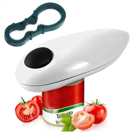 Automatic Electric Can Opener Beer Bottle Opener Handheld Safe Battery Operated Jar Can Tin Kitchen Bar Restaurant Tools
