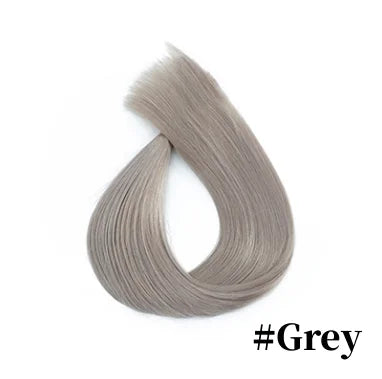 Fish Line Human Hair Extensions Straight Invisible Wire Natural Hairpieces Remy Clip In Human Hair Extension 16"-24" Hair Weft