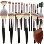 21Pcs BrownMakeupEgg