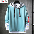 Lake Blue Hoodies / XXXL 65kg-75kg