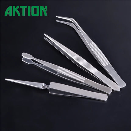 4pcs/set ESD Safe Tweezers Set for Electronics Repair - Anti Static Precision Tips for Phone PCB/Watch Battery/Jewelry Craft DIY