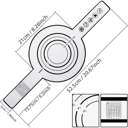 Silicone Bread Sling for Dutch Oven, Reusable Baking Mat with Long Handles, Non-Stick Sheet Liners for Transferable Dough Pastry