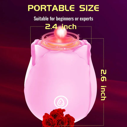Powerful Rose Sucking Vibrator for Women Vaginal Nipple Clitoral G-Spot Stimulator 10 Shocking Modes  Adult Couples Sex Toys