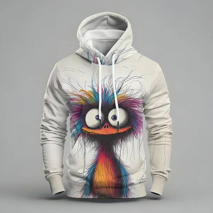 Funny Animal Pattern Hoodies 3D Print Men Women Hooded Sweatshirts Y2k Pullovers Tracksuit Male Top Clothing hoodies for man
