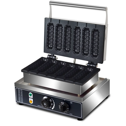 HPH2O Electric Waffle Maker French Crispy Stick Corn Cob Stick Baking Machine 1550W  Hot Dog Machine Kitchen Appliance