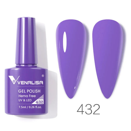 7.5ml Venalisa Nail Gel Polish HEMA FREE TPO FREE Full Coverage Semi Permanent Soak Off UV LED Gel Nail Polish Gel Varnish