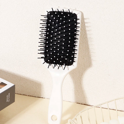 1PC Airbag Massage Hair Brush – Exfoliating Anti-Static Comb with ABS Plastic Handle, Styling Tool for Real Hair Wigs