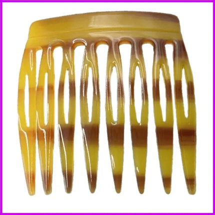 1PC French Hair Side Combs for Women Girls Acetate Hair Accesories Secure and Elegant Hold Hair Clip Hairpieces