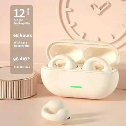 Lenovo Bone Conduction Headphones HiFi Stereo Sports Waterproof Game Music Wireless Bluetooth Clip-on Earphones With Microphone