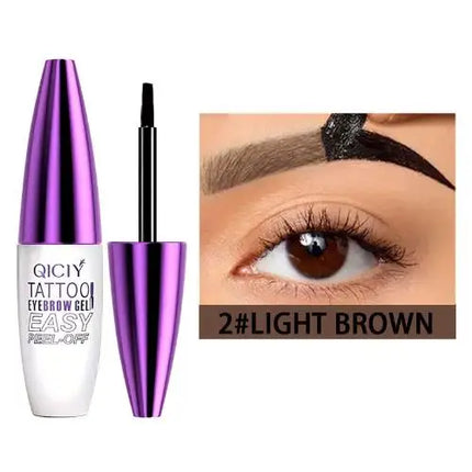 1pc Tear-Off Eyebrow Gel Lasting 3 Days Dyeing Eye Brow Long-Lasting Intense Waterproof Smudge-Proof Gel Make Up Cosmetic Tools