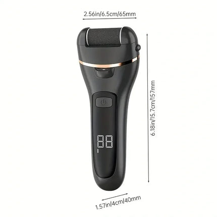 USB Powered Rechargeable Electric Foot Grinder Callus Remover with Adjustable Speeds for Men & Women's Pedicure And Personal Sel