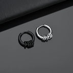Circle Silver Black / 18mm