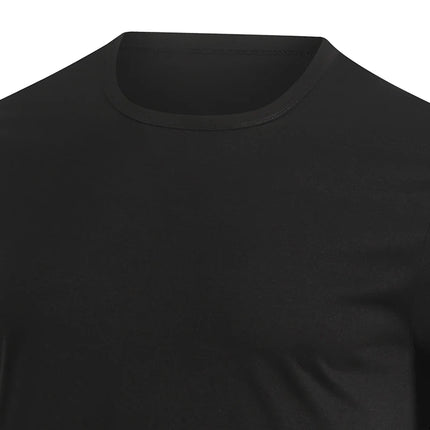 Men's summer 5-color short sleeved middle-aged casual versatile round neck top for teenagers, comfortable daily handsome T-shirt