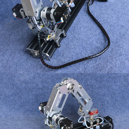 Multi Axis Robotic Arm Industrial Stepping Metal Manipulator For Arduino 2560 Robot DIY Kit with Suction Cup/Stepper Motor Claw
