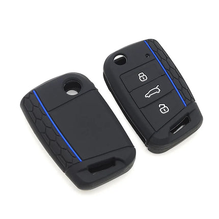 For VW golf 7 GTI POLO T-Cross T-Roc touran Tiguan Skoda Octavia Rapid kodiaq Fabia Seat Ibiza leon Ateca Arona key case cover