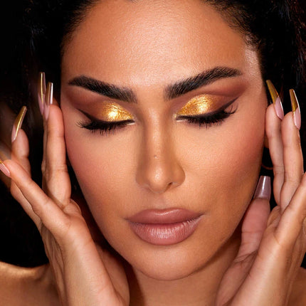 Hudabeauty 18 Colors Empowered Eyeshadow Palette High Pigmentation Eye Makeup New Nude PALETTE Matte Charming Glitter Shadow