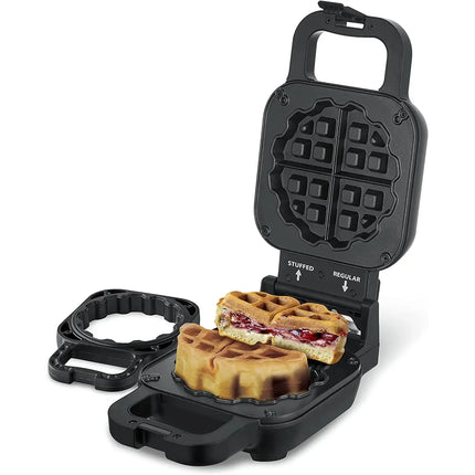 Deep Plate Thick Sandwich Filling Waffle Grill Machine 520W DIY Home Baking Stuffed Waffle Maker