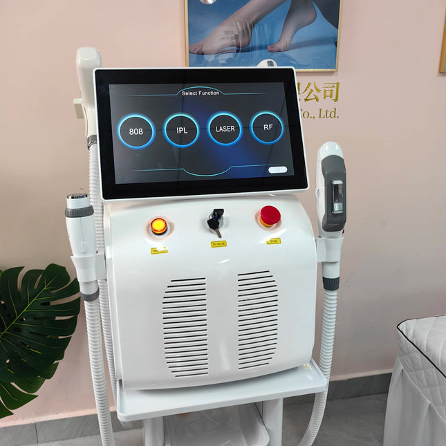 Soprano Titanium Hair Removal Professional 4-In-1 Diode Laser lpl Nd Yag Picosecond Laser Opt Hair Removal Tattoo Removal