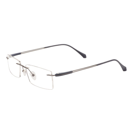 Ultralight Men Rimless Prescription Glasses Frameless Reading Computer Driving Blue Light Blocking Myopia Eyeglasses Progressive