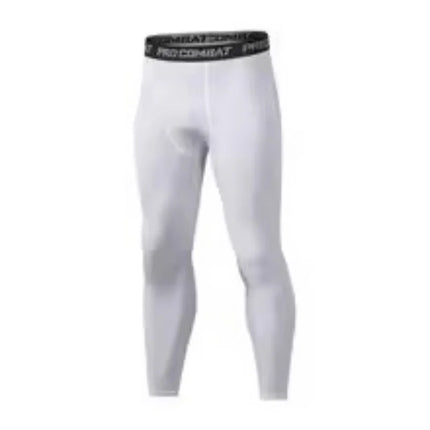 Men Gym Sportswear Muscle Bodybuilding Compression Pants Running Sports Long Pants Jogging Fitness Male Elastic Tights Trousers
