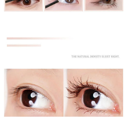 Silk Fiber Black Mascara Natural Curling Lengthens Ultra-Fine Eyelashes Women's Professional Waterproof Makeup Cosmetic Mascara