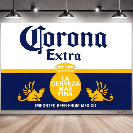 Corona Extra Beer Backdrops For Photography Kid Birthday Party Poster Flowers Balloon Decor Photocall Background