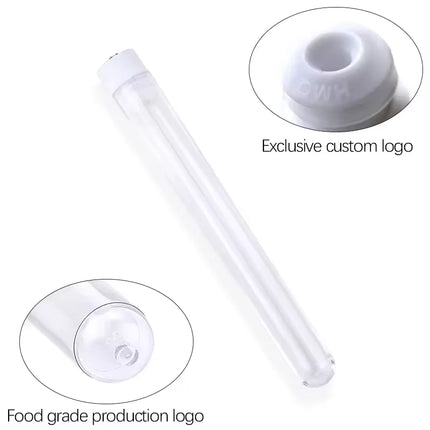 Reusable Eyelash Mascara Wand Tube Empty Eye Lashes Brushes Bottle Hand-made Eyebrow Brush Applicator Dust-proof Makeup Tools