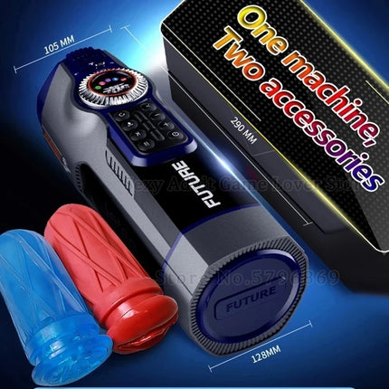 Leten 708 Future High Speed Automatic Telescopic Male Masturbator Vagina Real Pussy Heating Moaning Masturbation Sex Toy For Men