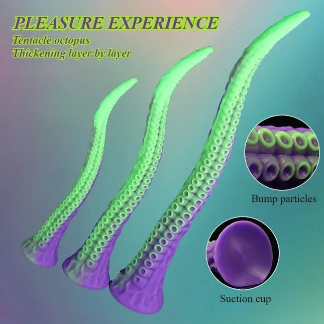 Extra-Long Butt Plug Animal Dildo Tentacle Dildos Anal Plug Vagina Masturbator for Women Anal Penetration Stimulator Adult Toys