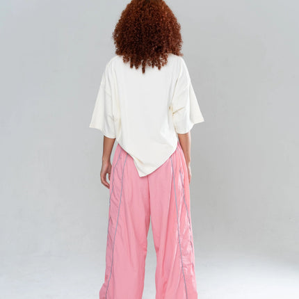 2026 Summer Inaka Power New Men's and Women's Iconic Running Oversized Loose Casual Street Y2K Casual Pink Sportswear Pants