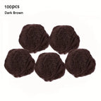 dark brown 100pcs