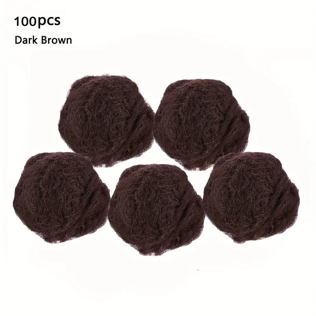 20Pcs Durable Nylon Hair Net For Bun Hair Hair style Tool Black Blonde Brown 5Mm Hair Net For Wigs Mesh Hair Styling Hairnets