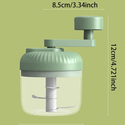 Multifunctional Vegetable Chopper Small Food Processor Manual Hand-Cranked Food Chopper Mincer Tool Garlic Kitchen Gadgets