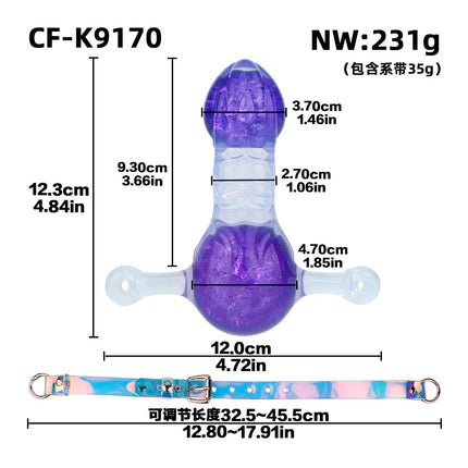 Adjustable Mouth Plug Silicone Anal Plug Dilator with Ball Gag and Straps BDSM Adult Sex Toy for Women and Men Role Play 18+