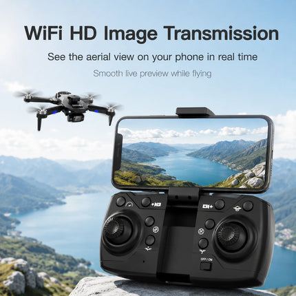 Aerial Drone 6K 4K HD Dual Camera 90° Electric Adjustment 50X Zoom Dual Lens Switch Gesture Shooting HDR WIFI Transmission Outdoor RC Drone