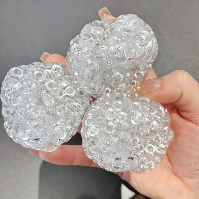 Fashion Super Soft Squishy Balls Textured Memory Gel Sensory Fidget Toys Crunchy Moldable Stress Relief Toy Stress Relief