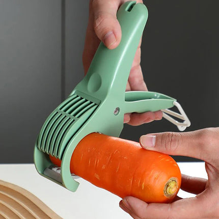 Stainless Steel Vegetable And Fruit Slicer Multi Functional Salad Slicer Kitchen Accessories Kitchen Tools