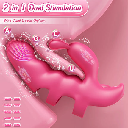 Finger Vibrator for Women Vagina Vibrator Rabbit Clitoris Nipples Stimulator Female Masturbator Interaction Sex Toy for Couples