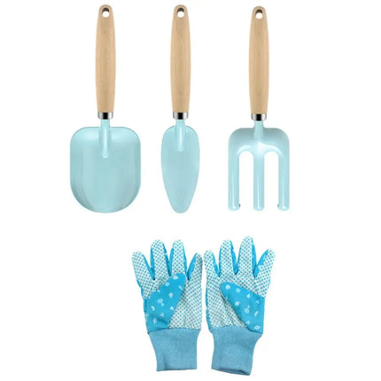 Gift Candy Color Garden Tool Set Shovel Trowel Children Planting Tool Kit Fork Watering Can Garden Loosening Soil