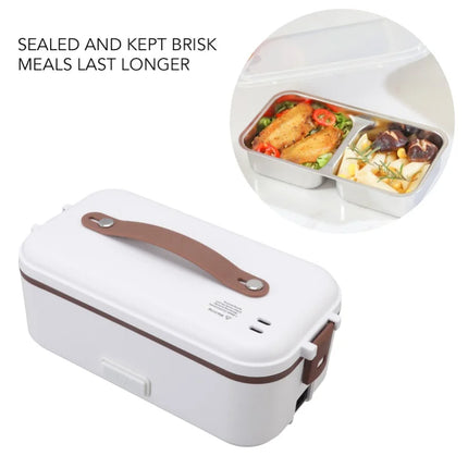 Electric Lunch Box Rapid Heating Waterproof High Capacity 0.4L 1 Layer Portable Warmer Lunch Box For Office School Home