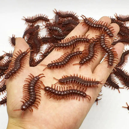 10pcs Simulation Bug Funny Toys Cockroach Spider Centipede Scorpion Plastic Children Prank Bug Scary Trick Props for Kids TMZ