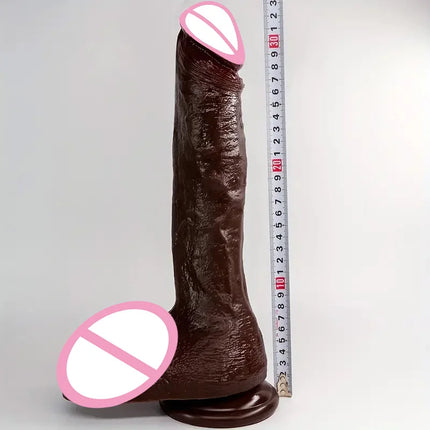 Super Long Skin Dildo Silicone Penis Realistic Cock For Women Masturbator Makeup Penetration Anal Strapon Dick Adults Sex Toys